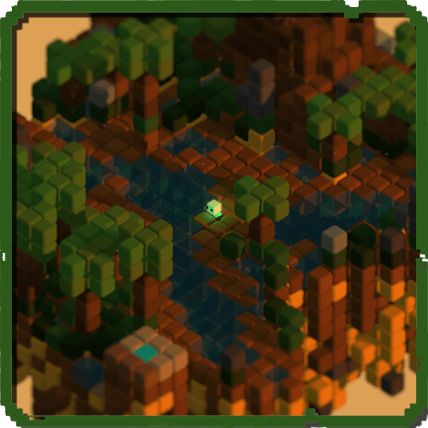 Imagem de Deep Forest, floresta densa com árvores colossais